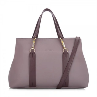 Emiko Satchel Medium (E) Taupe_1