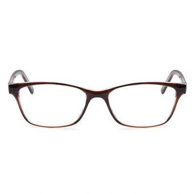 GRAVIATE by Coolwinks E15C6536 Glossy Brown Full Frame Rectangle Eyeglasses for Kids