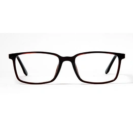 GRAVIATE by Coolwinks E12A5646 Glossy Brown Full Frame Rectangle Eyeglasses for Men and Women