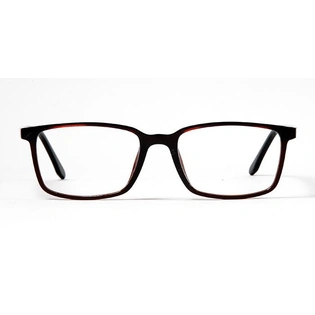 GRAVIATE by Coolwinks E12A5646 Glossy Brown Full Frame Rectangle Eyeglasses for Men and Women