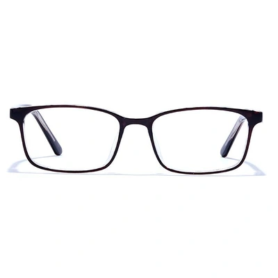 GRAVIATE by Coolwinks E12A6671 Glossy Brown Full Frame Rectangle Eyeglasses for Men and Women