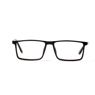 GRAVIATE by Coolwinks E12D5647 Matte Brown Full Frame Rectangle Eyeglasses for Men and Women