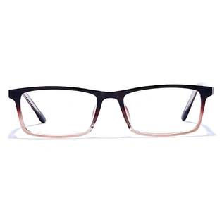 GRAVIATE by Coolwinks E15A6701 Glossy Brown Full Frame Rectangle Eyeglasses for Men and Women