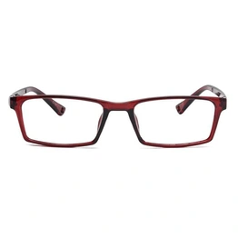 GRAVIATE by Coolwinks E15B6925 Glossy Brown Full Frame Rectangle Eyeglasses for Men and Women