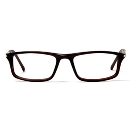 GRAVIATE by Coolwinks E15C5650 Matte Brown Full Frame Rectangle Eyeglasses for Men and Women