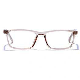 GRAVIATE by Coolwinks E15C6467 Glossy Brown Full Frame Rectangle Eyeglasses for Men and Women