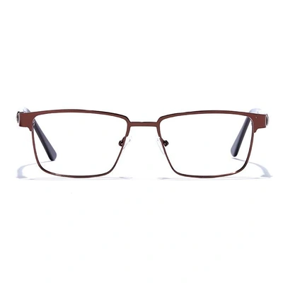 GRAVIATE by Coolwinks E15C6799 Glossy Brown Full Frame Rectangle Eyeglasses for Men and Women