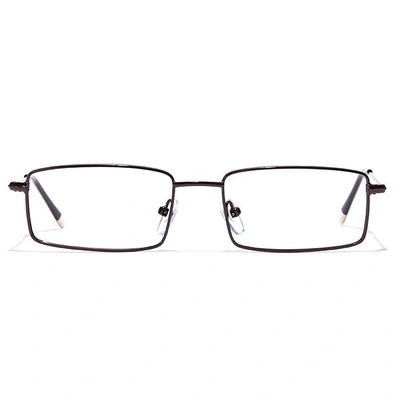 GRAVIATE by Coolwinks E15C7038 Glossy Brown Full Frame Rectangle Eyeglasses for Men and Women