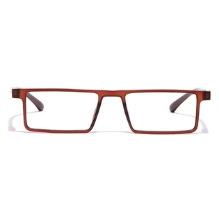 GRAVIATE by Coolwinks E15C7062 Matte Brown Full Frame Rectangle Eyeglasses for Men and Women