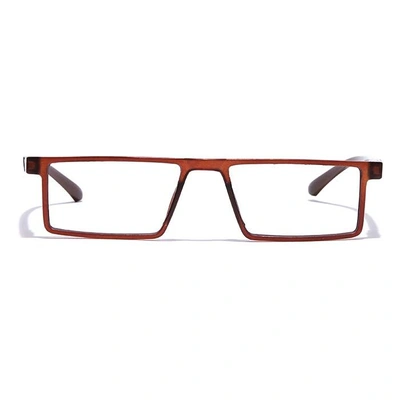 GRAVIATE by Coolwinks E15C7080 Matte Brown Full Frame Rectangle Eyeglasses for Men and Women