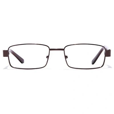 GRAVIATE by Coolwinks E15C7105 Glossy Brown Full Frame Rectangle Eyeglasses for Men and Women