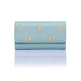 Sylvia Flap Wallet Medium Soft Blue_1