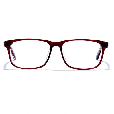 GRAVIATE by Coolwinks E15A6475 Glossy Brown Full Frame Retro Square Eyeglasses for Men and Women