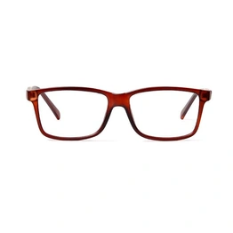 GRAVIATE by Coolwinks E15C5681 Matte Brown Full Frame Retro Square Eyeglasses for Men and Women