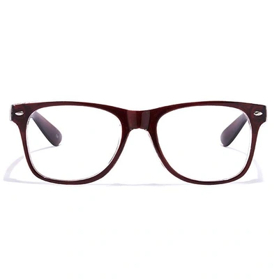 GRAVIATE by Coolwinks E15C6995 Glossy Brown Full Frame Retro Square Eyeglasses for Men and Women