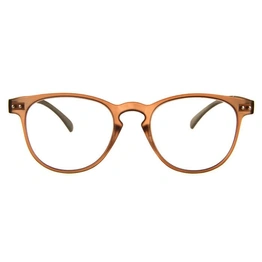 GRAVIATE by Coolwinks E15C4047 Matte Brown Full Frame Round Computer Glasses for Men and Women