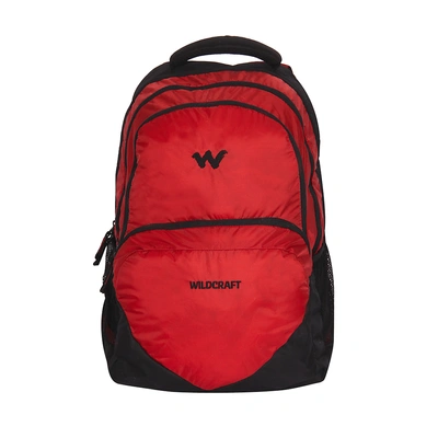 Azi Laptop Backpack _ Red-1