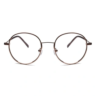 GRAVIATE by Coolwinks E15C6574 Glossy Brown Full Frame Round Eyeglasses for Men and Women