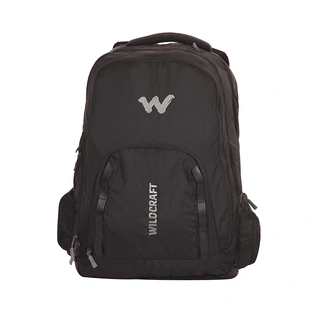 Imprint Laptop Backpack With Gadget Organizer _ Black-1