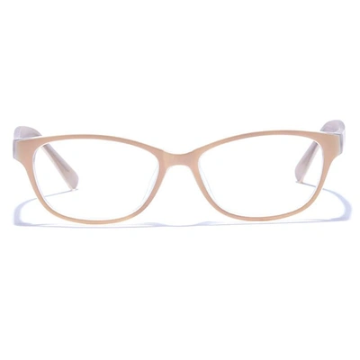 GRAVIATE by Coolwinks E45A6440 Matte Camel Full Frame Rectangle Eyeglasses for Kids