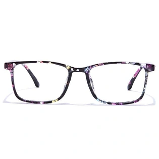 GRAVIATE by Coolwinks E28C7388 Glossy Floral Full Frame Rectangle Eyeglasses for Women