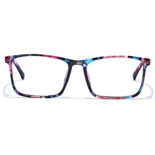 GRAVIATE by Coolwinks E28B7308 Glossy Floral Full Frame Retro Square Eyeglasses for Women