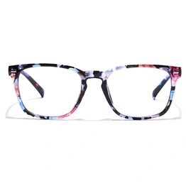 GRAVIATE by Coolwinks E28C7272 Glossy Floral Full Frame Retro Square Eyeglasses for Women