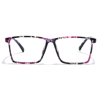 GRAVIATE by Coolwinks E28C7299 Glossy Floral Full Frame Retro Square Eyeglasses for Women