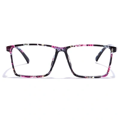 GRAVIATE by Coolwinks E28C7299 Glossy Floral Full Frame Retro Square Eyeglasses for Women