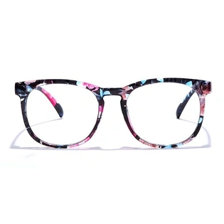 GRAVIATE by Coolwinks E28A7244 Glossy Floral Full Frame Round Eyeglasses for Women