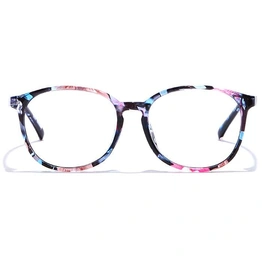 GRAVIATE by Coolwinks E28A7249 Glossy Floral Full Frame Round Eyeglasses for Women