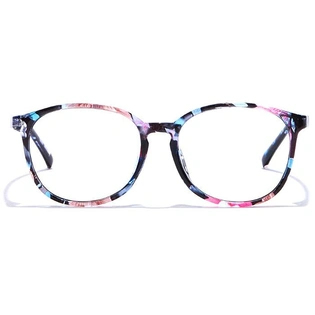 GRAVIATE by Coolwinks E28A7249 Glossy Floral Full Frame Round Eyeglasses for Women