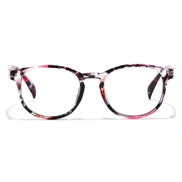 GRAVIATE by Coolwinks E28B6997 Glossy Floral Full Frame Round Eyeglasses for Women