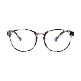 GRAVIATE by Coolwinks E28C3799 Glossy Floral Full Frame Round Computer Glasses for Women