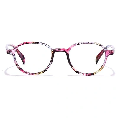 GRAVIATE by Coolwinks E28C7015 Glossy Floral Full Frame Round Eyeglasses for Women