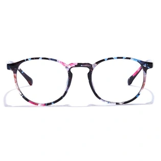 GRAVIATE by Coolwinks E28C7291 Glossy Floral Full Frame Round Eyeglasses for Women