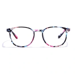 GRAVIATE by Coolwinks E28C7338 Glossy Floral Full Frame Round Eyeglasses for Women