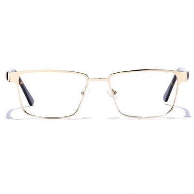 GRAVIATE by Coolwinks E25A6800 Glossy Gold Full Frame Rectangle Eyeglasses for Men and Women