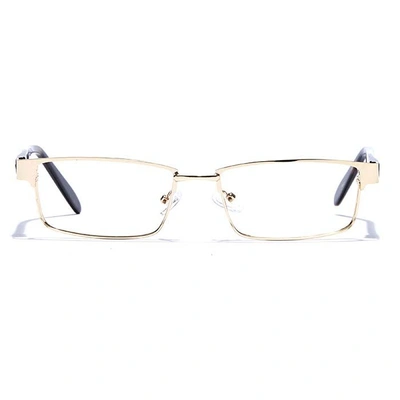 GRAVIATE by Coolwinks E25B6792 Glossy Gold Full Frame Rectangle Eyeglasses for Men and Women