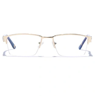 GRAVIATE by Coolwinks E25B6814 Glossy Gold Full Frame Rectangle Eyeglasses for Men and Women