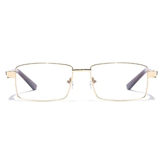 GRAVIATE by Coolwinks E25C7171 Glossy Gold Full Frame Rectangle Eyeglasses for Men and Women