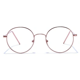 GRAVIATE by Coolwinks E25A6621 Glossy Gold Full Frame Round Eyeglasses for Men and Women