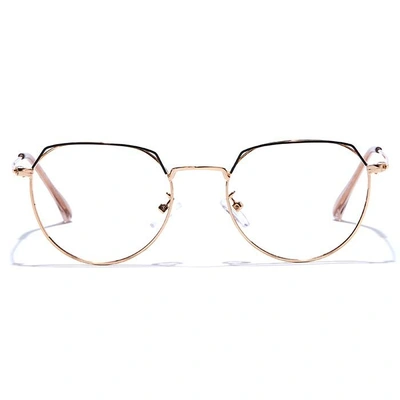 GRAVIATE by Coolwinks E25A7597 Glossy Gold Full Frame Round Eyeglasses for Men and Women