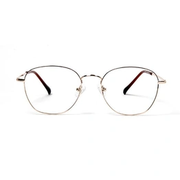 GRAVIATE by Coolwinks E25B5715 Glossy Gold Full Frame Round Eyeglasses for Men and Women