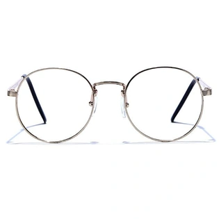 GRAVIATE by Coolwinks E25B6577 Glossy Gold Full Frame Round Eyeglasses for Men and Women