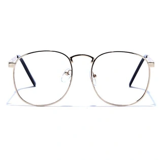 GRAVIATE by Coolwinks E25B6634 Glossy Gold Full Frame Round Eyeglasses for Men and Women