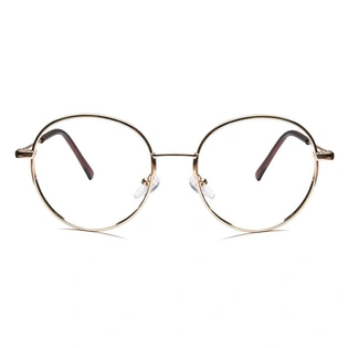 GRAVIATE by Coolwinks E25C6573 Glossy Gold Full Frame Round Eyeglasses for Men and Women