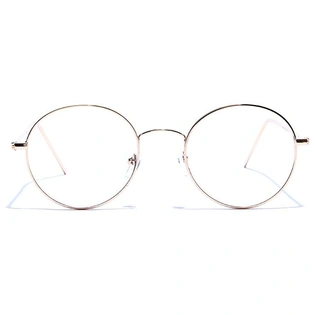 GRAVIATE by Coolwinks E25C6621 Glossy Gold Full Frame Round Eyeglasses for Men and Women