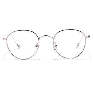 GRAVIATE by Coolwinks E25C6640 Glossy Gold Full Frame Round Eyeglasses for Men and Women