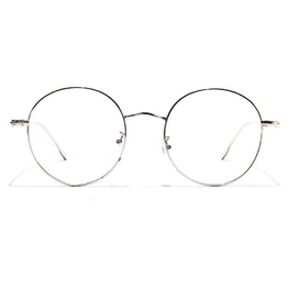 GRAVIATE by Coolwinks E25C7563 Glossy Gold Full Frame Round Eyeglasses for Men and Women